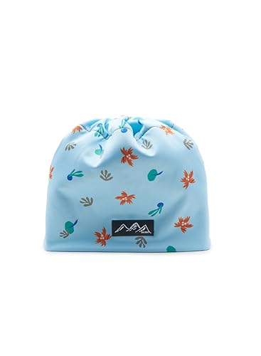 Skida Women and Men's Stretch Fit Fleece Lined Beanie Ski Hat - Performance Lightweight Fabric, Ideal for Winter Sports - color: Light Blue, size: Medium-Large