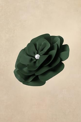 BABEYOND Fascinators Hats for Women Layered Flower Tea Party Derby Hats - color: Dark Green