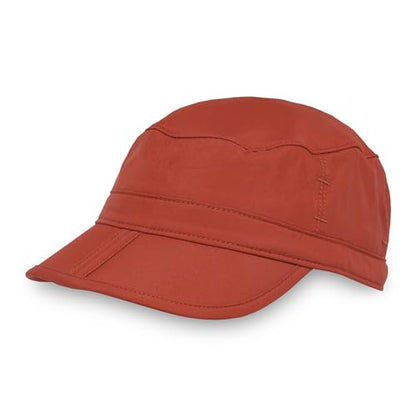 Sunday Afternoons Sun Tripper Cap, UPF 50+ Unisex Cadet Cap - color: Mesa Red, size: Medium