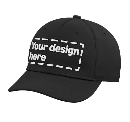 Custom Adult Baseball Hat - color: Black