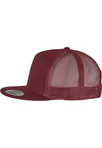 Flexfit Classic Trucker Hat White – One Size – 6006 - color: Maroon