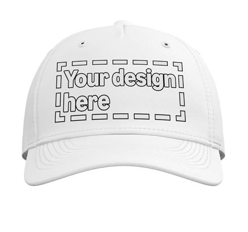 Custom Adult Baseball Hat - color: White