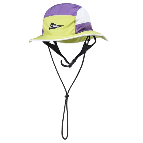 Color-Blocked Fisherman Style Sun Hat for Outdoor Camping, Surfing & Vacations - Wide Brim, UV Protective, Anti-Slip - color: A_teal