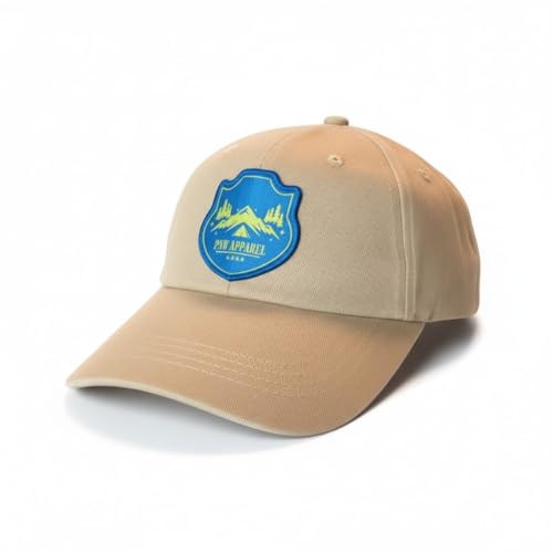 Premium Dad Hat Baseball Cap, Grey, Khaki, One Size Fits All
