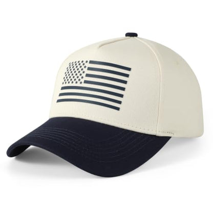 American Flag Hat USA Hat Baseball Cap for Men Women - color: Blue