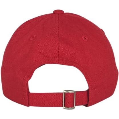 E BY ELIDAN Boston EST 1630 Dad Hat, Embroidered Cotton Baseball Cap - color: Red Est 1630