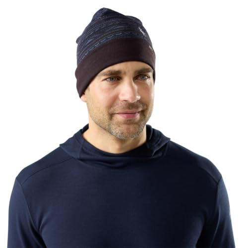 SmartWool Unisex Adult Thermal Merino Reversible Cuffed Beanie - color: Nightfall Summit Soul