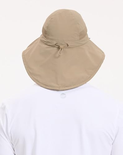 Solbari Unisex Trekker Sun Hat UPF 50+ - color: Beige, size: Small-Medium