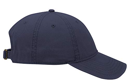 OTTO 6 Panel Low Profile Garment Washed Superior Cotton Twill - color: Navy