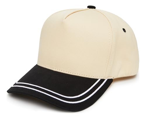 Funky Junque Women's 2 Tone Trucker Hats - color: Black/Beige