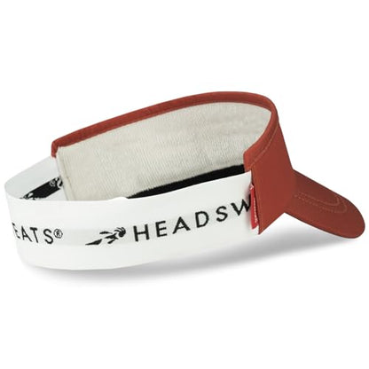 Headsweats Performance Pickleball Hats and Visors - color: Brick Red, style: Visor