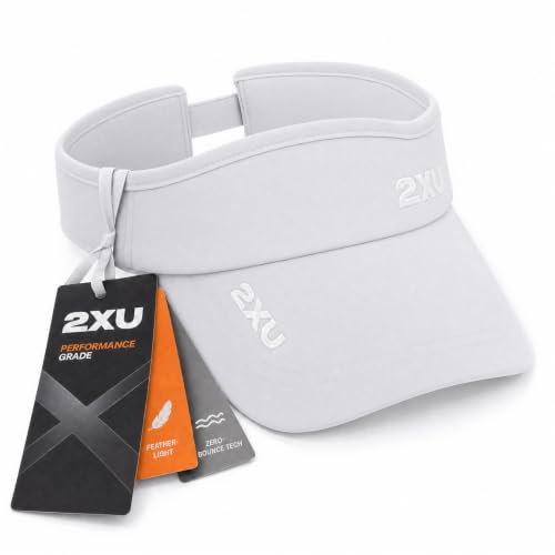 2XU Unisex Run Visor - color: White