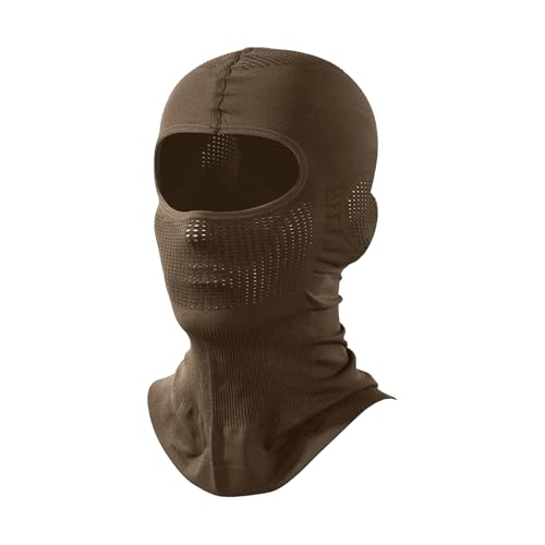 Lightweight Motorcycle Balaclava Shiesty Ninja Mask - Ski Face Mask - color: Desert Tan