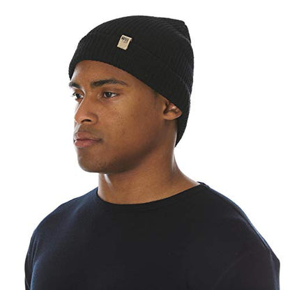 Minus33 Merino Wool Everyday Knit Wool Beanie - color: Black