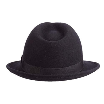 Dorfman Pacific Men's Wool Felt Snap Brim Hat - size: X-Large