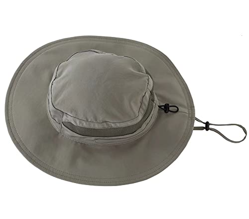 Connectyle Toddler Kids Sun Hat UPF 50+ UV Protection - Boys & Girls Wide Brim Bucket Hats for Outdoor Summer, Ages 2-6 - color: Army Green, size: 4-6 Years