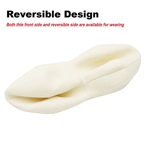 Wheebo Reversible Solid Color French Beret Hat for Women and Girls - color: Beige White