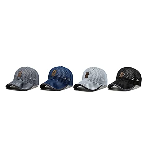 FASHIXD Summer Mesh Baseball Cap for Men Women Golf Trucker Hats - color: 2-dark Gray