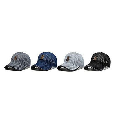 FASHIXD Summer Mesh Baseball Cap for Men Women Golf Trucker Hats - color: 2-dark Gray