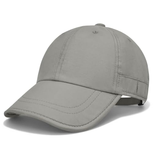 Baseball Cap Unstructured Athletic Golf Cap Soft-Brim Foldable Hat - color: Dark Green