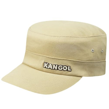 Kangol Cotton Twill Army Cap - color: Beige, size: XX-Large