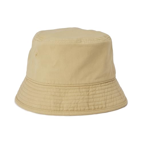 Amazon Essentials Men's Washed Cotton Canvas Bucket Hat - color: Khaki, size: Large-X-Large