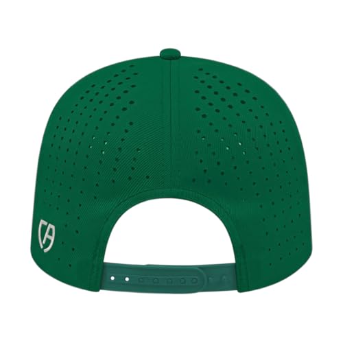 Cap America i8533 Flexfit 110 Performance 6-Panel Adjustable Snapback Cap - color: Dark Green