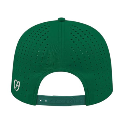 Cap America i8533 Flexfit 110 Performance 6-Panel Adjustable Snapback Cap - color: Dark Green