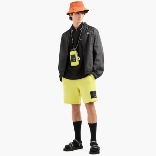 XXL Oversized Reversible Bucket Hat Beach Fisherman Sun Cap with Chin Strap for Women Men - color: Orange Black