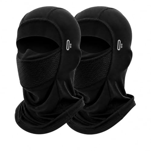 Cooling Breathable Balaclava Face Mask Men Black