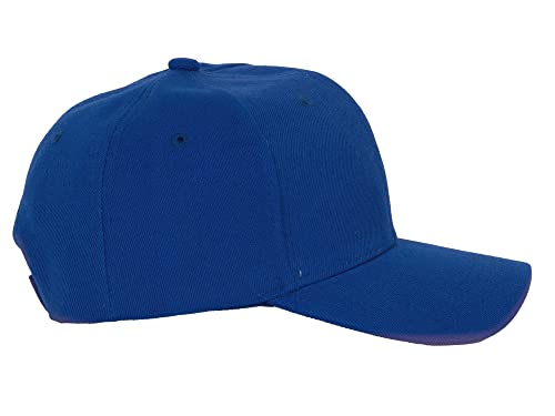 TOP HEADWEAR 12-Pack Adjustable Baseball Hat - color: Blue