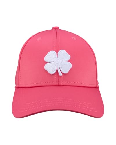 Black Clover Premium Flex Cap - color: 144 - (Raspberry/White), size: Small-Medium