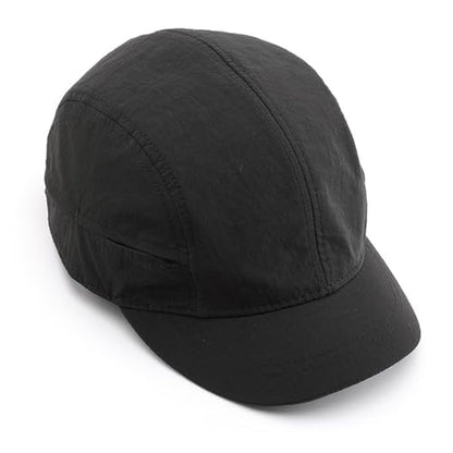 Short Brim Quick-Dry Lightweight Breathable Polyester Baseball Cap Adjustable Drawstring Dad Hat Outdoor Men Women - color: Khaki