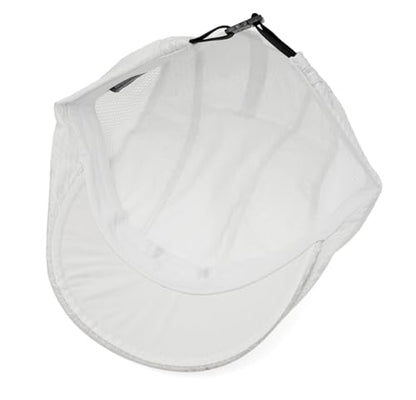 Mesh Cap Breathable Summer Newsboy Hat Adjustable Beret Ivy Cap Irish Cabbie Driving Fishing Hats - color: White