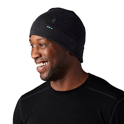 SmartWool Unisex Adult Thermal Merino Reversible Cuffed Beanie - color: Charcoal