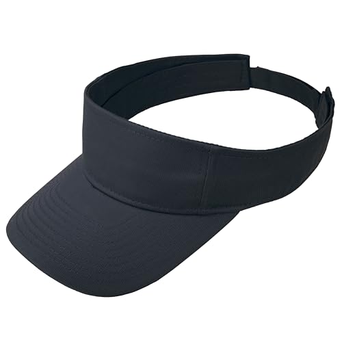 Sport Sun Visor for Women Men Golf Tennis Softball, Adjustable Empty Top Hats - color: Navy