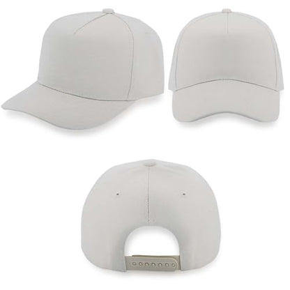 12 Pack Seamless Baseball Caps Wholesale Bulk - No Center Seam, DIY Friendly, Adjustable Breathable Lightweight for Men Women - color: Beige