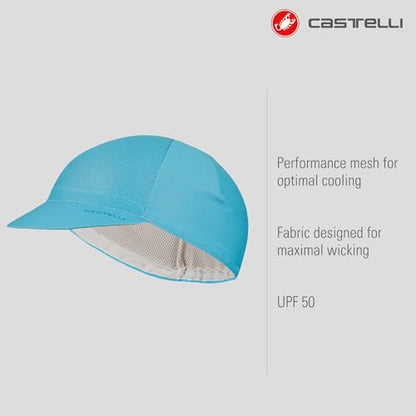 CASTELLI Unisex Espresso 2 Cap - color: Neon Cobalt