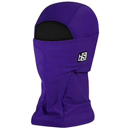 BLACKSTRAP Expedition Hood Balaclava Face Mask – Dual Layer, Breathable, Moisture-Wicking, and Helmet-Compatible - color: Deep Purple