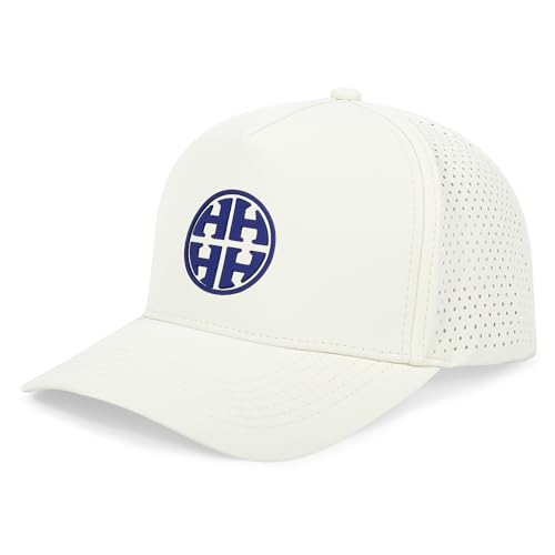 HH HOFNEN Quick Dry Baseball Cap Mesh Snapback Hat Golf Ball Cap Men Women - color: Beige