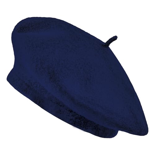 Jolbndcv 6PCS Beret, French Beanie, Outdoor, Winter, Fashion Lady Hat - color: Navy Blue