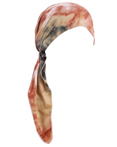 Chemo Headwear for Women Pre-Tied Head Scarf Coverings Scarves - color: Khaki Flower