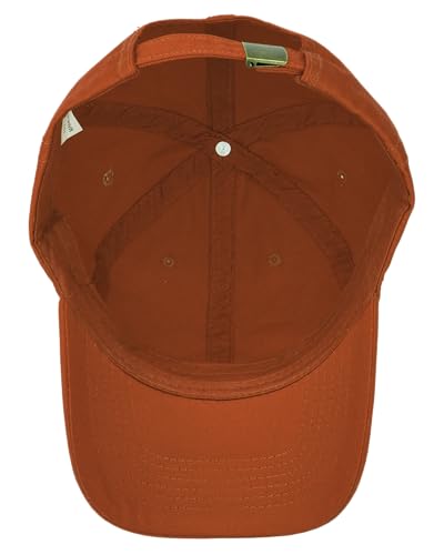 Gelante Cotton Twill Washed Unstructure Baseball Cap - Adjustable Blank Hat for Men Women - Wholesale Bulk Lot of 6 Pack - color: Solid Orange