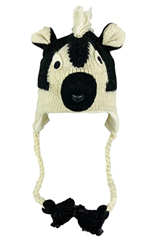 Agan Traders Animal Hat Cap Wool Fleece Lined Trapper Beanie Multi-Functional Set Girls Boys Adult - color: Siberian Husky 2