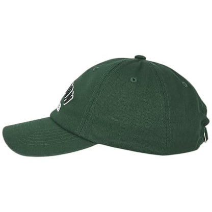 E BY ELIDAN Boston EST 1630 Dad Hat, Embroidered Cotton Baseball Cap - color: Dark Green