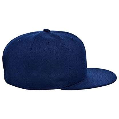 Lids Blank Dime Adjustable Snapback Hat - color: Navy