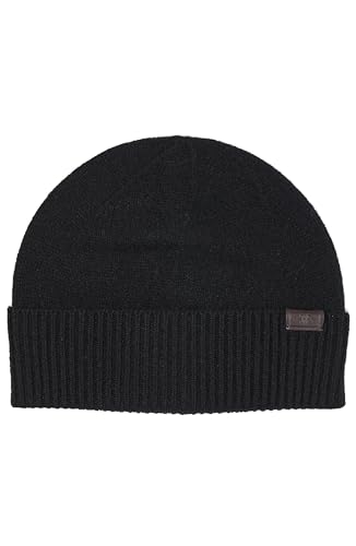 Hickey Freeman 100% Cashmere Hat for Men - color: New Black, style: Solid Jersey