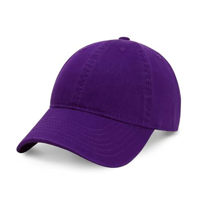 CHOK.LIDS Everyday Premium Cotton Dad Hat Adjustable Baseball Cap Unisex - color: Dark Purple