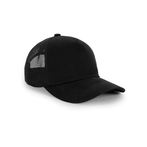 Edoneery Kids Baseball Hat, Adjustable Cotton Cap - color: Mesh-black, style: 3-8 Years