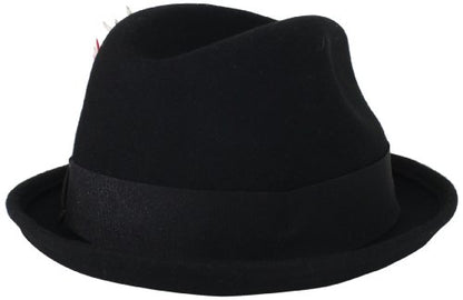 Brixton Men's Gain Fedora Hat - size: Medium